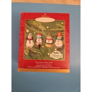 Hallmark Keepsake "The Snowmen of Mitford"  Race Down Main Street 2000 (136)